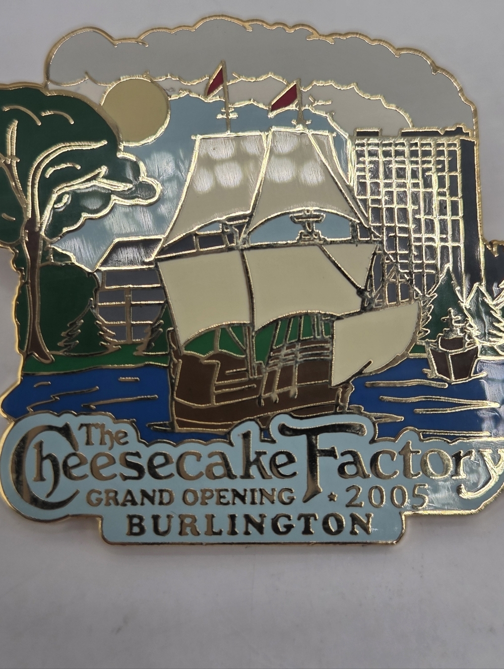 The Cheesecake Factory Grand Opening Burlington 2005 Pin Limited Edition